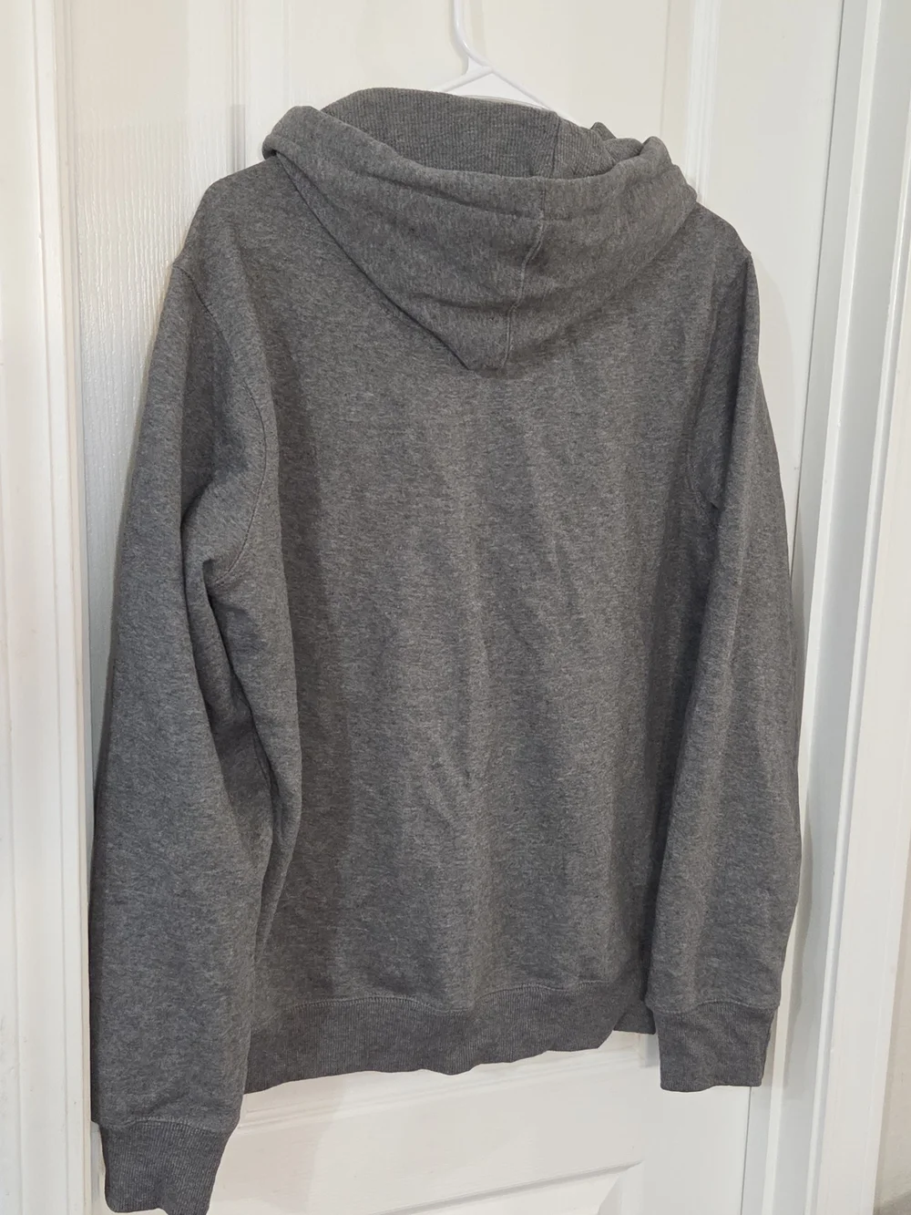 U.S. Polo Assn. Men's Gray Full-Zip Hooded Sweatshirt Sz Medium EUC